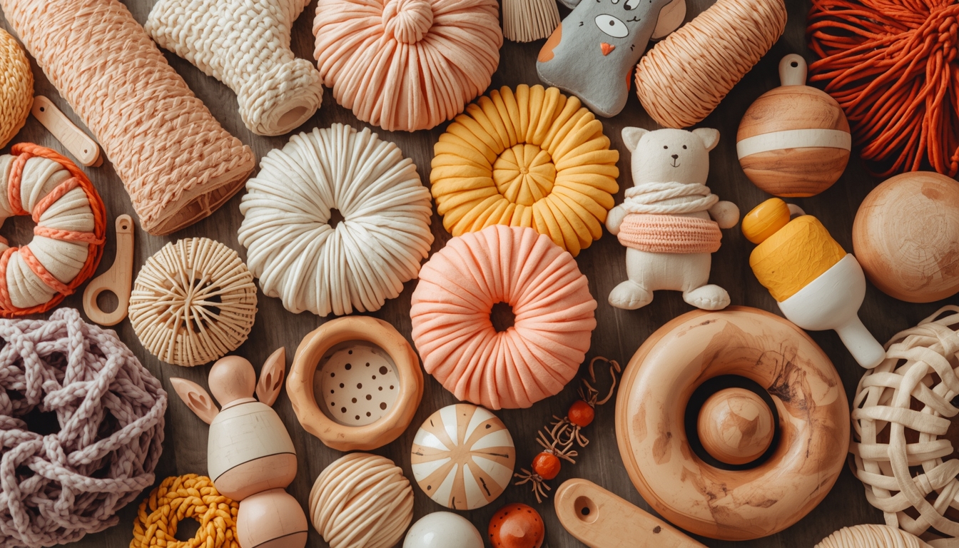 Handmade accessories and toys